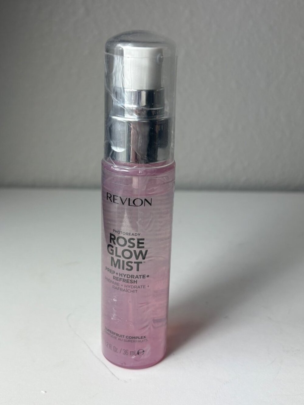 Revlon PhotoReady Rose Glow Mist 2 Fl Oz Superfruit Complex Prep Hydrate Formula